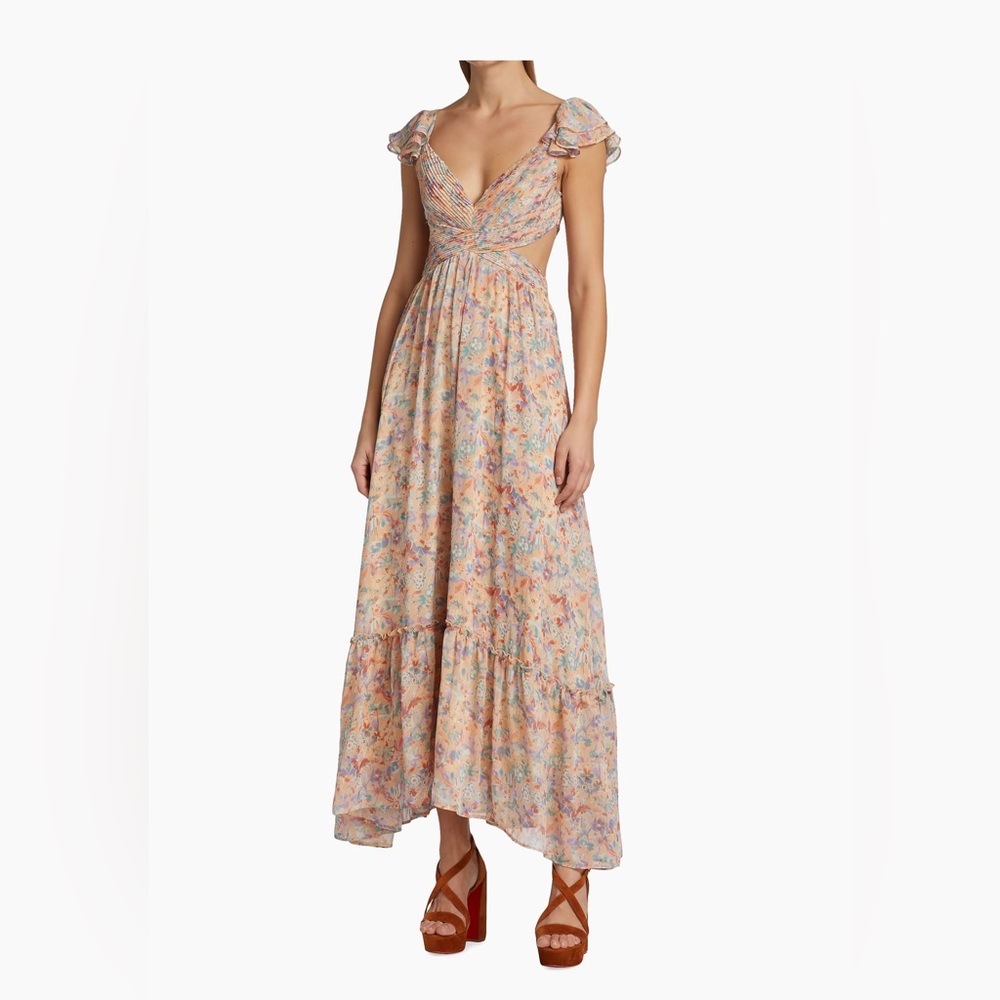 ASTR Primrose Floral-Print Maxi Dress